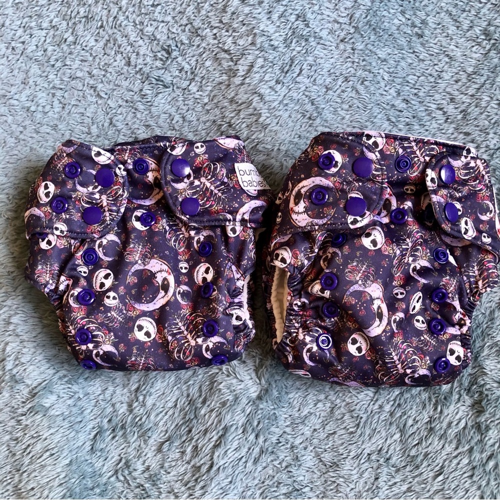 Newborn pocket cloth diaper set